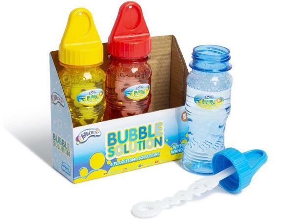 Bubble Factory Large 3pk Bubble Solution With Wand 