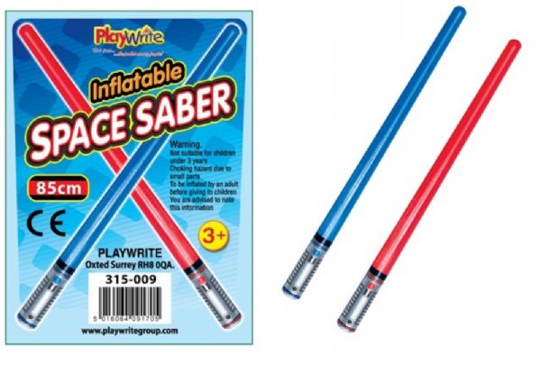 Inflatable 85cm Space Saber Sword, Assorted Colours - Picked At Random