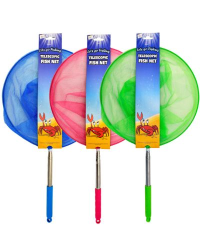 Kids Extending Telescopic Crab/Fishing Net...Assorted Picked At Random