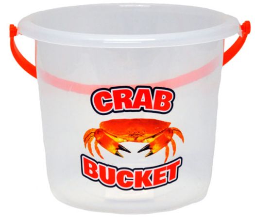 5ltr Transparent Crab Bucket