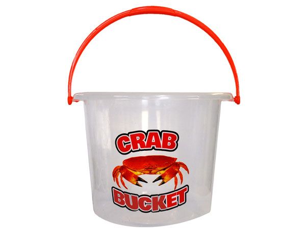 5ltr Transparent Crab Bucket