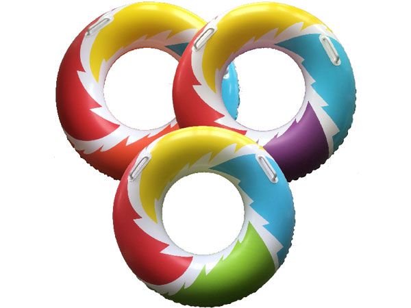 Palmax Aqua 36inch Multi Colour Inflatable Turbo Tube, Assorted Picked At Random