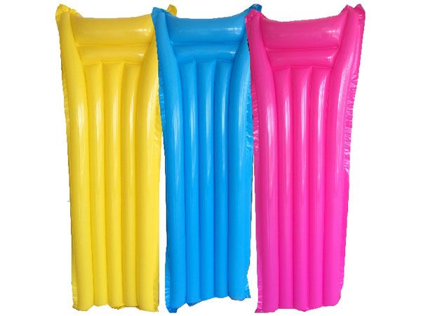 Palmax Aqua Plain Coloured Inflatable Air Bed, Assorted Picked At Random