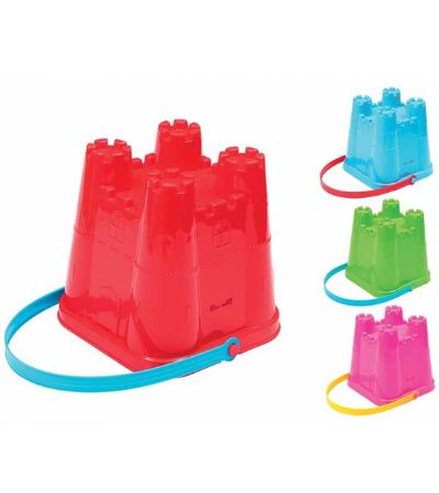 Crazy Coast Large Castle 7'' Sand Castle Bucket...Assorted Picked At Random