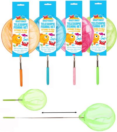 Crazy Coast Extending Telescopic Crab/Fishing Net...Assorted Picked At Random | BF564
