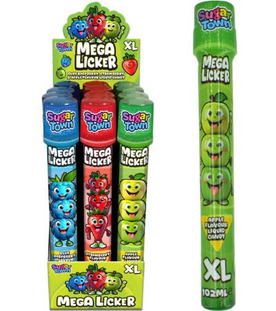 12x Sugar Town XL Mega Licker In Fruity Flavours
