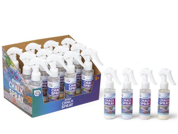 24x Chalk Hub Street Chalk Spray In Assorted Colours | R03-0968