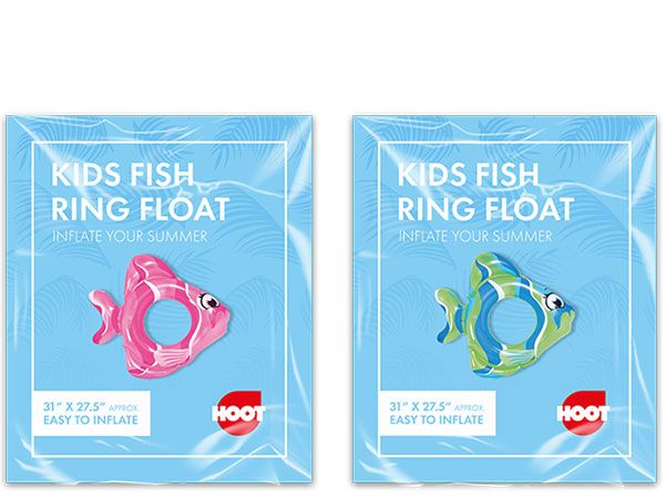 Wholesale Inflatable Kids Fish Ring Float