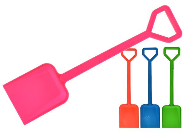 Wholesale Beach Spades | Plastic 18inch, Assorted Colours