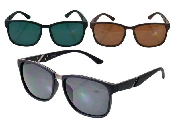 12x Mens Plastic Frame Sunglass In 3 Assorted Designs, By Eye Wear