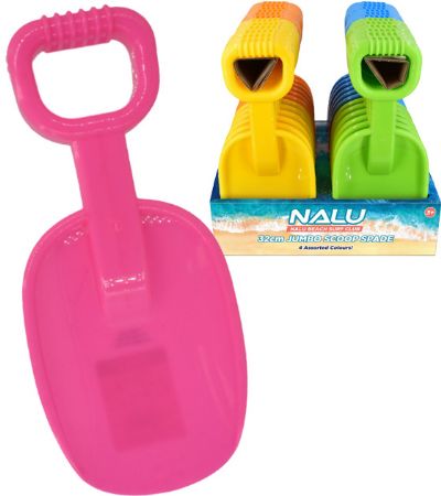 Display Of 24x 32cm Jumbo Scoop Sand Spade