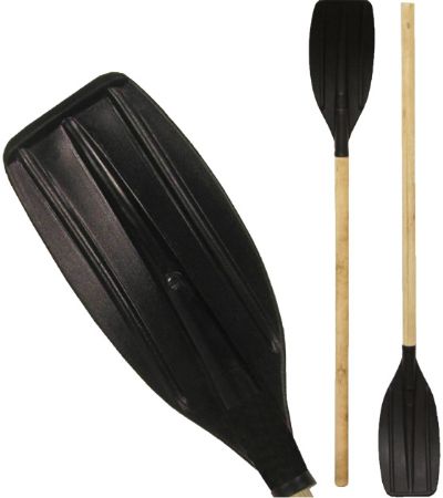 24x 90cm Wood Shaft / Plastic Blade Oars