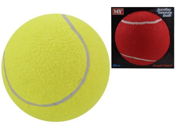 M.Y Royal Courty Jumbo 7inch Tennis Ball, Assorted Picked At Random