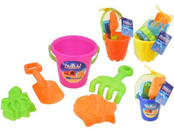 4'' / 10.5cm Nalu 5pce Small Bucket Set, Assorted Picked At Random