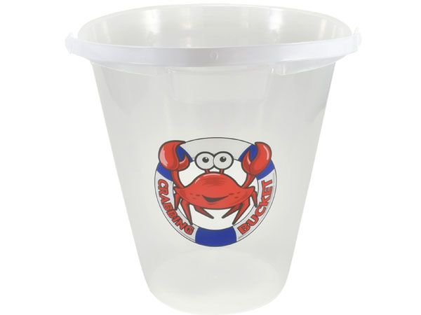 9 inch Clear Transparent Crab Bucket